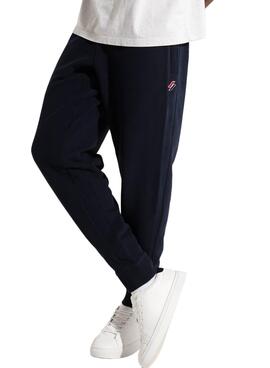 Pantalon Survêtement Superdry Code Essentiel Bleu Marine Pour Homme