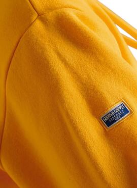 Sweat Superdry CL Soucre Jaune pour Homme