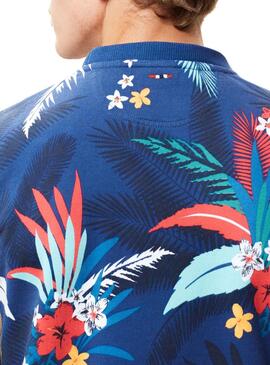 Sweat Napapijri Bellary Fantasy Bleu Hommes