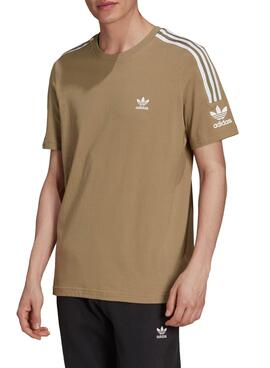 T-Shirt Adidas Tech T-shirt Caqui Pour Homme