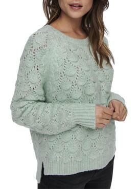 Pull Only Penny Life Vert Pour Femme