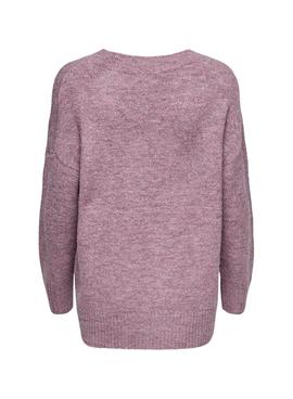 Pull Only Nanjing Knitted Lila Pour Femme