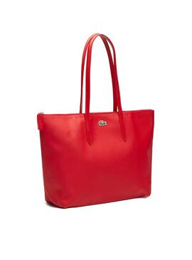 Lacoste L Sac Shopping Rouge Femme