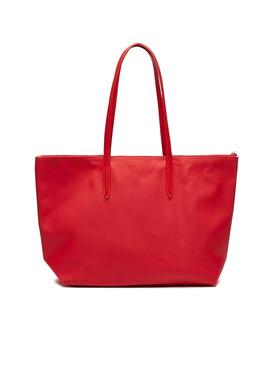 Lacoste L Sac Shopping Rouge Femme