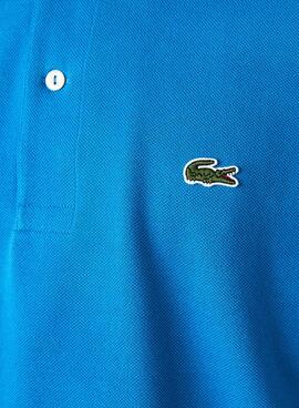 Polo Lacoste Classic Fit Bleu pour Homme