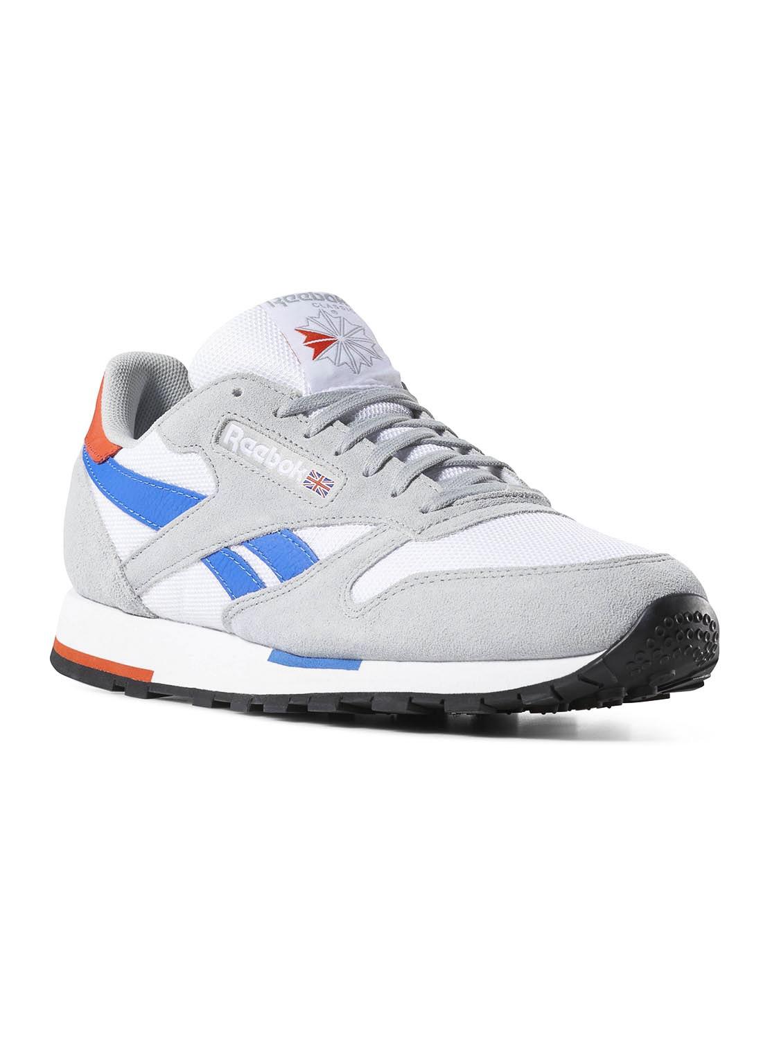 Baskets Reebok Classic Leather Gris Homme