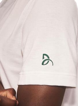 T-Shirt Lacoste Novak Djokovic Blanc pour Homme