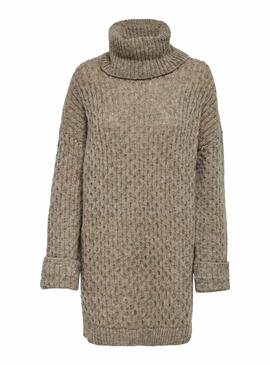 Pull Only Gertrud Life Marron pour Femme