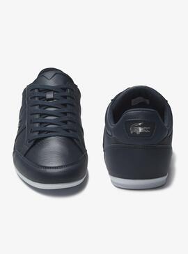 Baskets Lacoste Chaymon Bleu Marine pour Homme