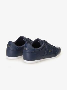 Baskets Lacoste Chaymon Bleu Marine pour Homme
