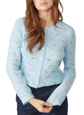 Veste Naf Naf Knitted Calado Pour Femme