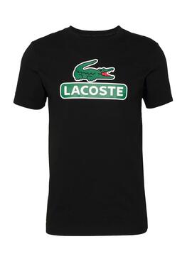 T-Shirt Lacoste Sport Logo Noire pour Homme