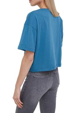 T-Shirt Pepe Jeans Daiana Bleu Pour Femme
