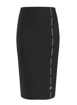 Jupe Calvin Klein Jeans Crayon Noire pour Femme