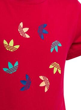T-Shirt Adidas Adicolor Rose pour Garçon et Fille