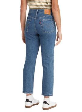 Jeans Levis 501 Crop Jazz Bleu Femme