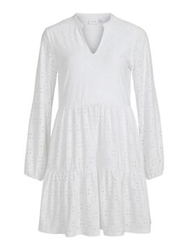 Robe Vila Kawa Blanc Pour Femme