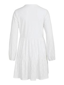 Robe Vila Kawa Blanc Pour Femme