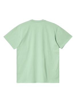 T-Shirt Carhartt Chase Vert Pour Femme