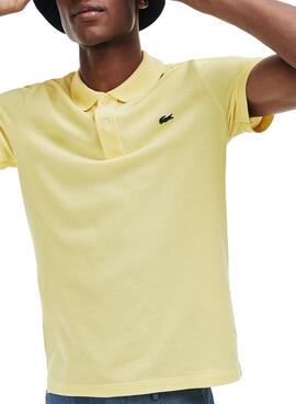Polo Lacoste Slim Fit Jaune pour Homme