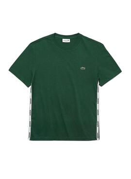 T-Shirt Lacoste TH1207 Vert pour Homme