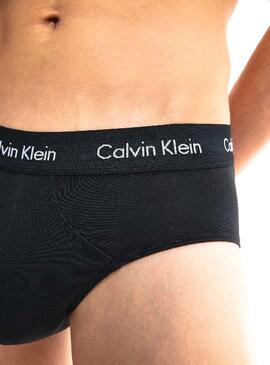 Pack3 Slips Calvin Klein Slips Noire Homme