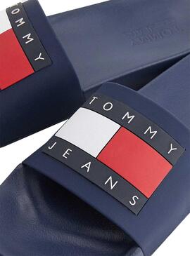 Flip flops Tommy Jeans Flag Bleu Marine pour Homme