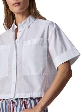 Chemise Pepe Jeans Miucha Blanc pour Femme