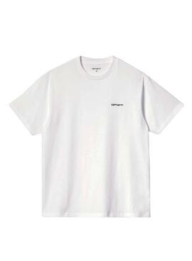 T-Shirt Carhartt Script Blanc pour Homme