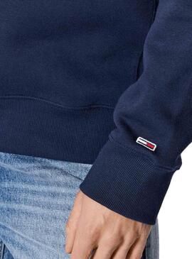 Sweat Tommy Jeans Timeless Bleu Marine pour Homme