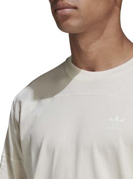 T-Shirt Adidas Clean Classics Beige pour Homme