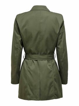 Trench Only Valérie Vert pour Femme
