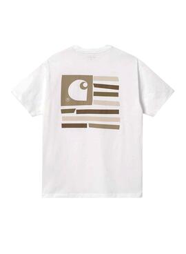 T-Shirt Carhartt Medley State Blanc pour Homme