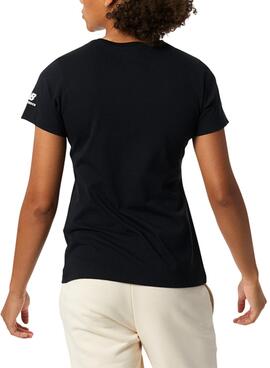 T-Shirt New Balance Essentiels Celebrate Noire