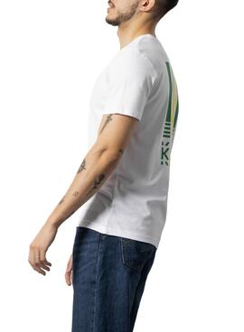 T-Shirt Klout Barcode Blanc pour Homme et Femme