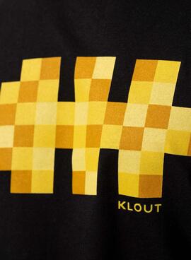 T-Shirt Klout Pixel Noire