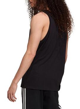 T-Shirt Adidas Sans Manches Trefoil Noire Homme