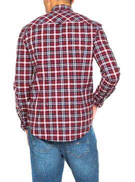 Chemise Tommy Jeans Essential Poplin Check Homme