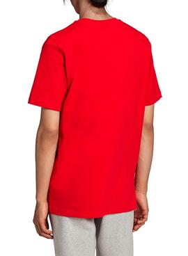 T-Shirt Adidas Trefoil Logo Rouge pour Homme