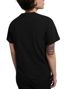 T-Shirt Napapijri Veny Noire pour Femme