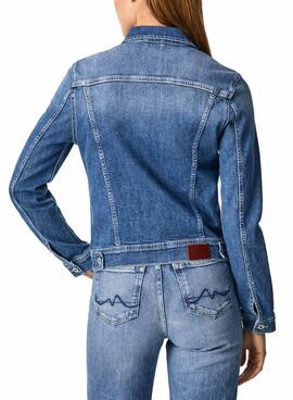 Veste Denim Pepe Jeans Thrift Bleu pour Femme