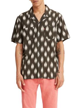 Chemise Levis Classic Camper Imprimer Vert Homme