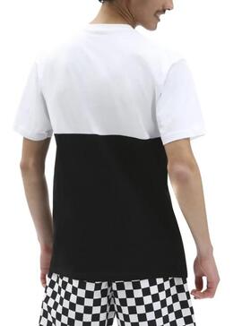 T-Shirt Vans Bloc Colorbock Noire et Blanc pour Homme