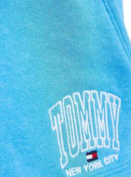 Short Tommy Hilfiger Bold Varsity Bleu pour Fille