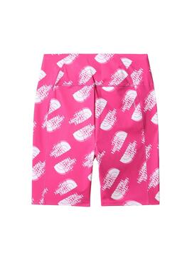 Leggings Cyclists The North Face Logo Rose Fille