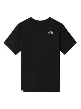 T-Shirt The North Face Easy Noire Multi pour Fille