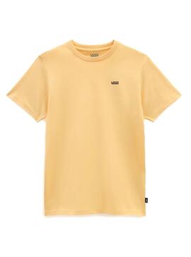 T-Shirt Vans Left Chest Logo Amarilla pour Femme