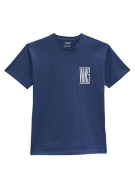 T-Shirt Vans Type Stretch Bleu Marine pour Homme