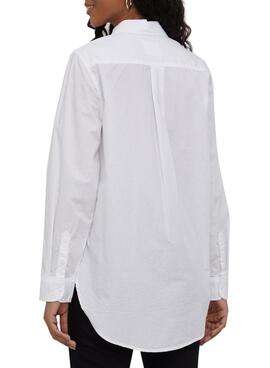 Chemise Pepe Jeans Holly Blanc pour Femme