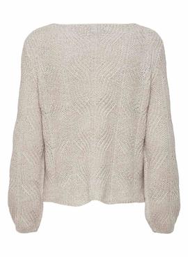 Pull Only Michala Beige pour Femme
